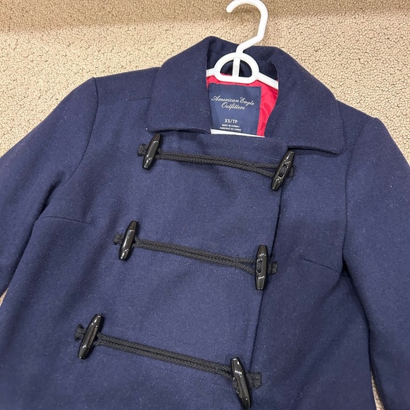 AMERICAN EAGLE OUTFITTERS vintage wool blend coat - Picture 2 of 5